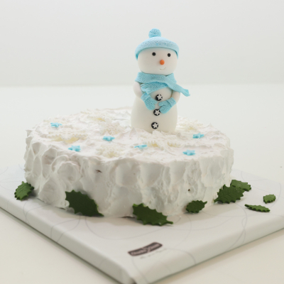 Choza Snowman cake