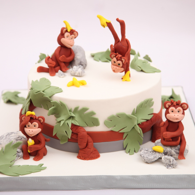 Jungle Theme Cake 3
