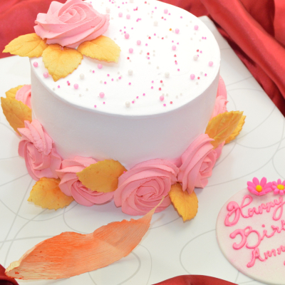 Gourmet Cakes Delivered: Elegant Flower Cake l Chesapeake Bay Crab Cakes &  More