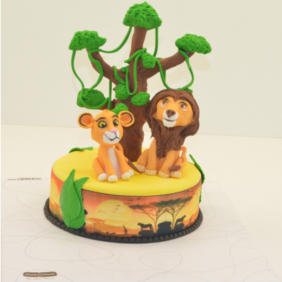 Jungle Theme Cake 6