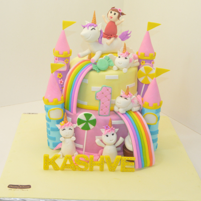 Unicorn Theme Cake - 1
