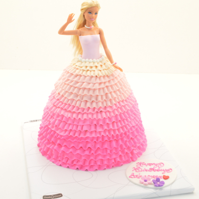 Barbie Shape Cake - 2
