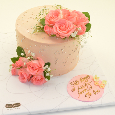 Flower Theme Cake - 1