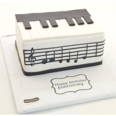 Piano Theme Cake