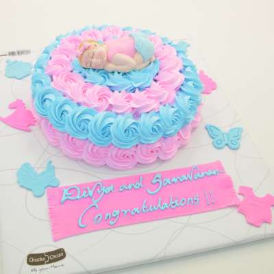 Baby Shower Theme Cake - 2