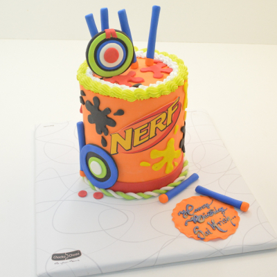 Nerf Shape Cake - 1