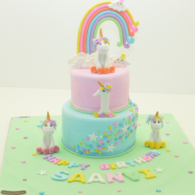 Unicorn Theme Cake - 5