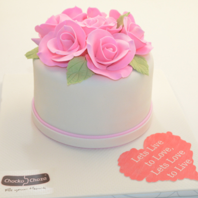 Flower Theme Cake - 5