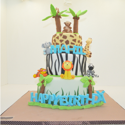 Jungle Theme Cake - 9