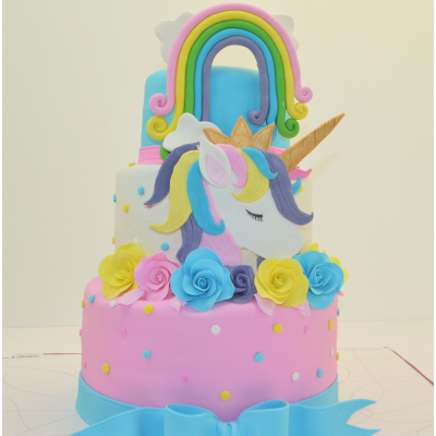 Unicorn Theme Cake - 7