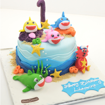 Sea Theme Cake - 3