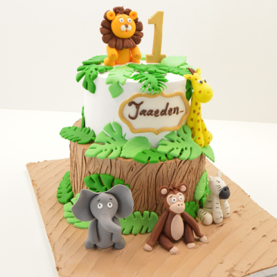 Jungle Theme Cake 11