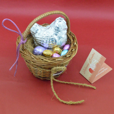 Easter Hen and Egg Basket 
